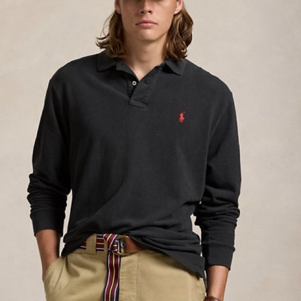 Polo by Ralph Lauren Classic Fit Garment Dyed Mesh Polo Shirt XL